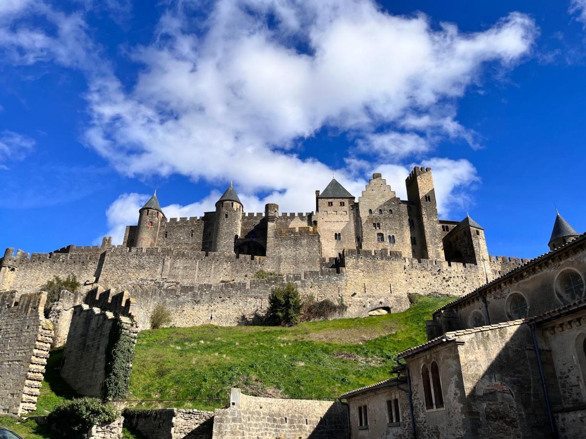 Au Pied De La Cite Villa Carcassonne Exteriör bild